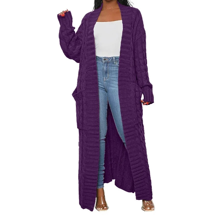 Kintted Cardigan Long Jacket