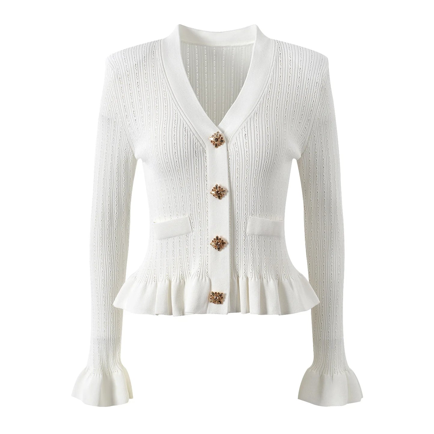 Elegant Flare Sleeve Sweater with Long Mermaid Skirt 2 Piece Knit Set