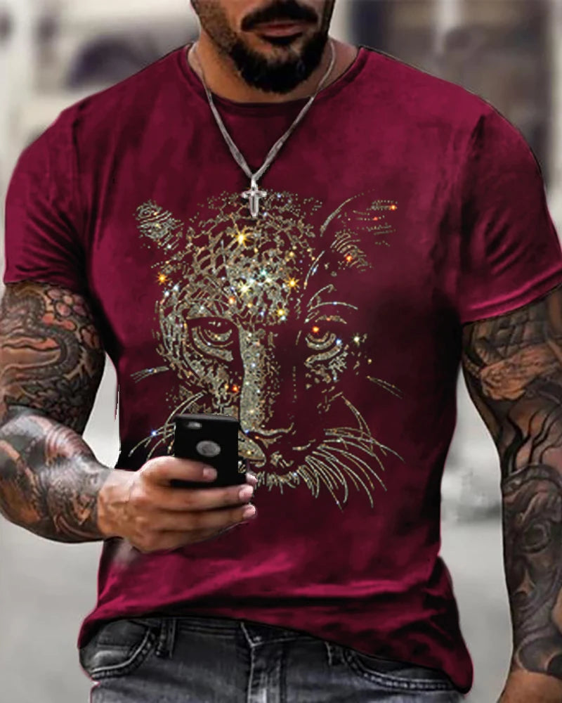 Leopard Hot Drill Men Tee