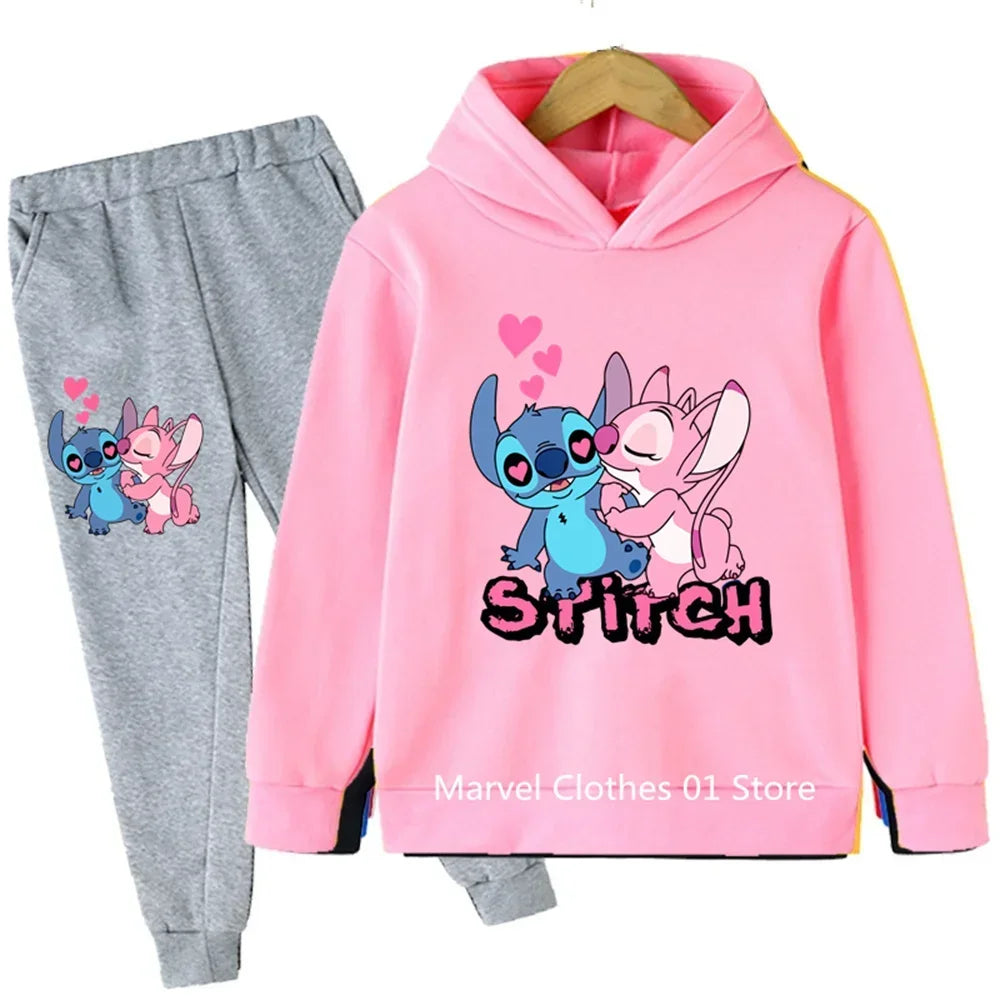 Two Piece Stitch Hoodie Sets