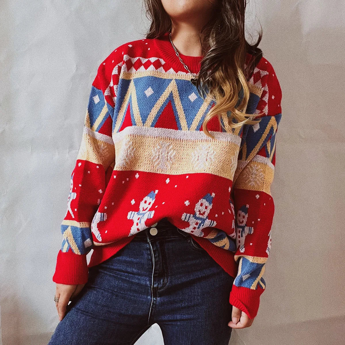 Dancing Snowmen Christmas Sweater