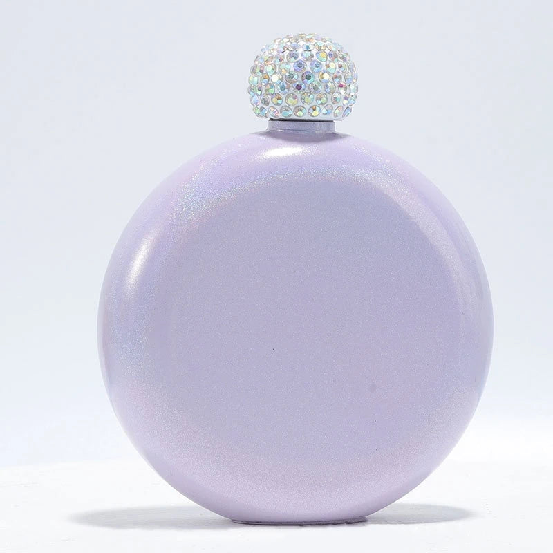 Cute Rhinestone Liquor Flask for Women