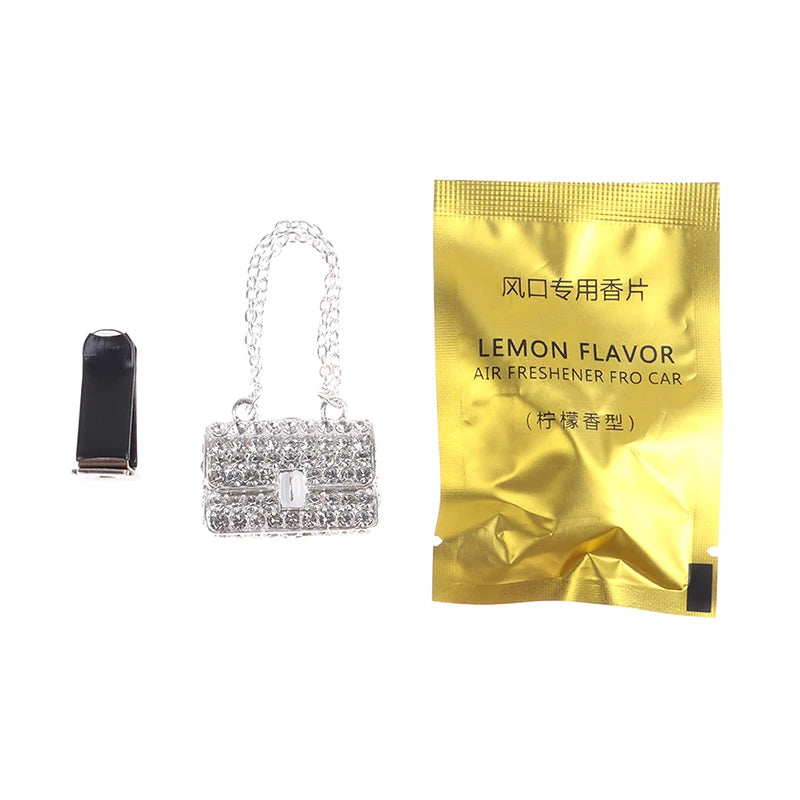 Perfume Clip Bling Car Air Freshner