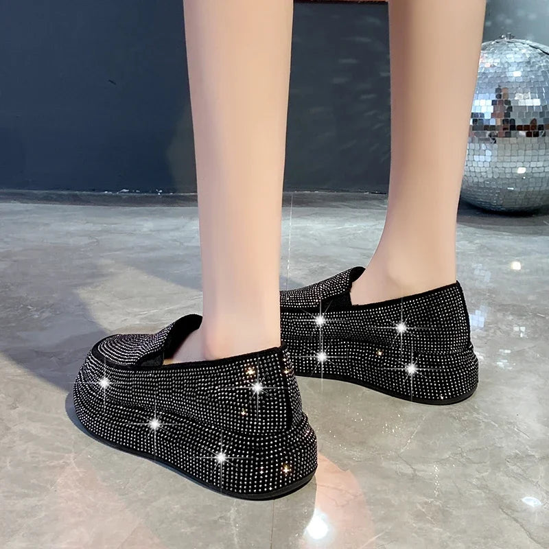 Bling Versatile Sponge Cake Thick Loafer