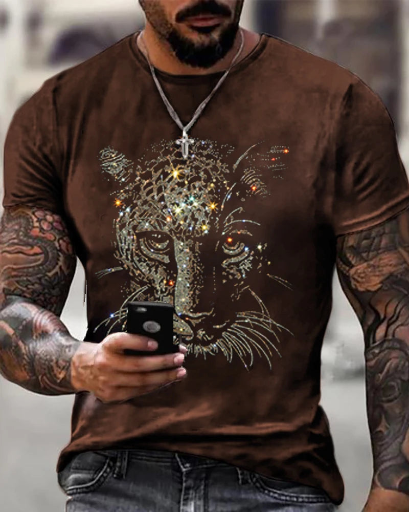 Leopard Hot Drill Men Tee