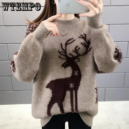 Christmas Loose Knitted Sweaters
