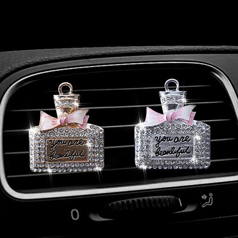 Perfume Clip Bling Car Air Freshner