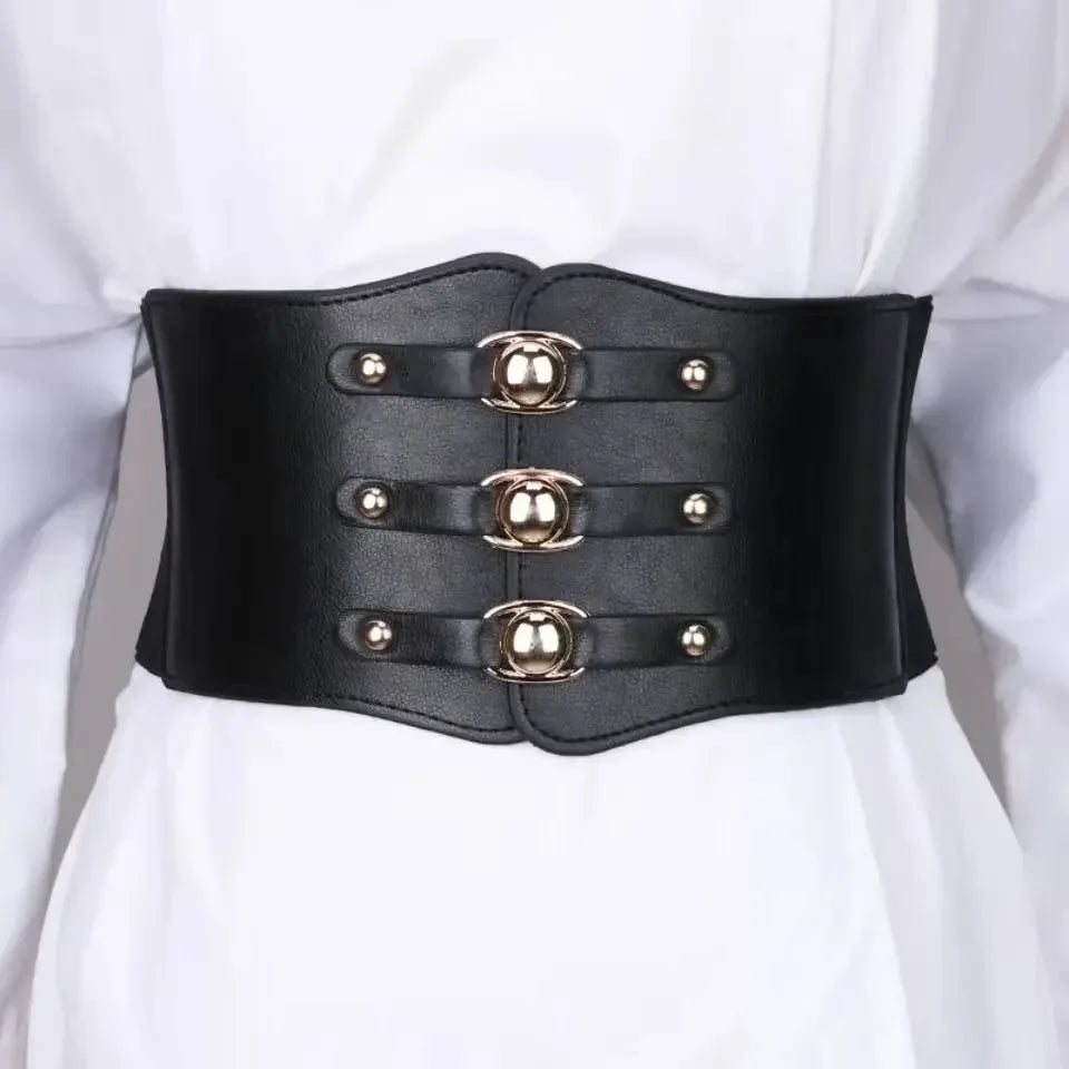 3 Strap Elastic Wide Corset Belts