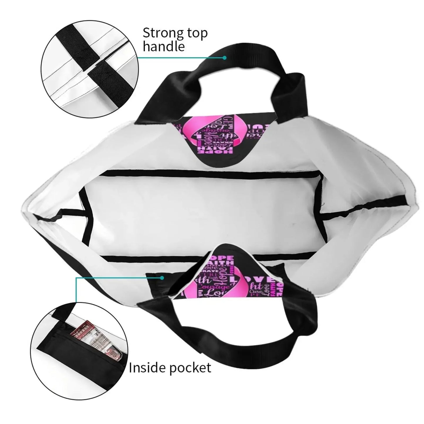 Breast Cancer Survivor Tote Bag