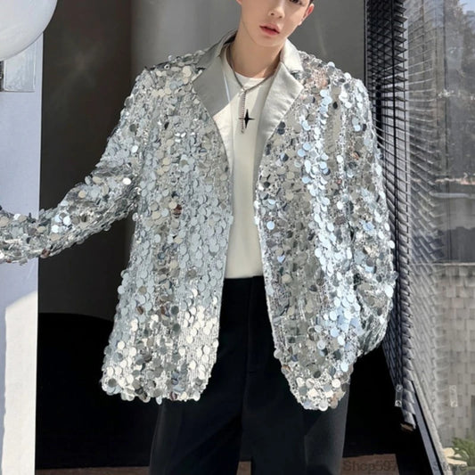 Men's Sequins Blazer