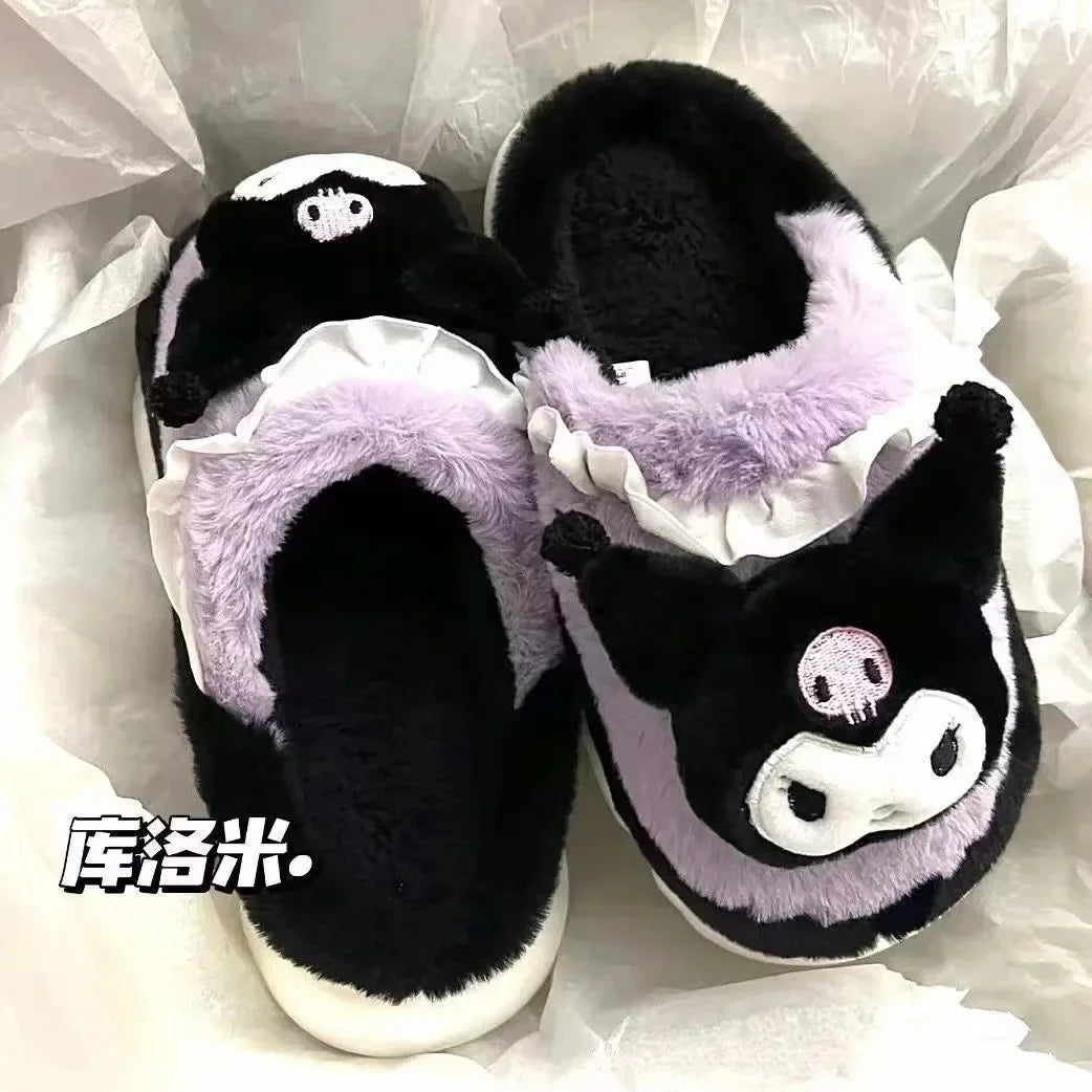 Sanrio  Hello Kitty and Friends Kuromi Cotton Slippers