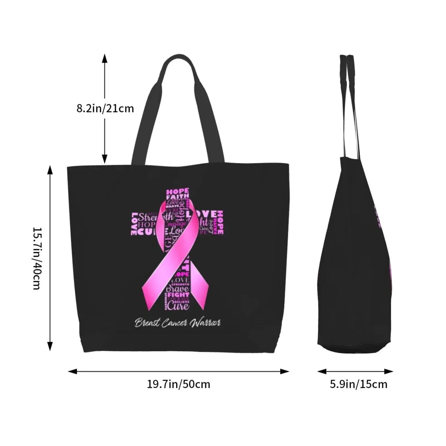Breast Cancer Survivor Tote Bag