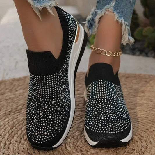 Mesh Bling Comfortable Sneakers