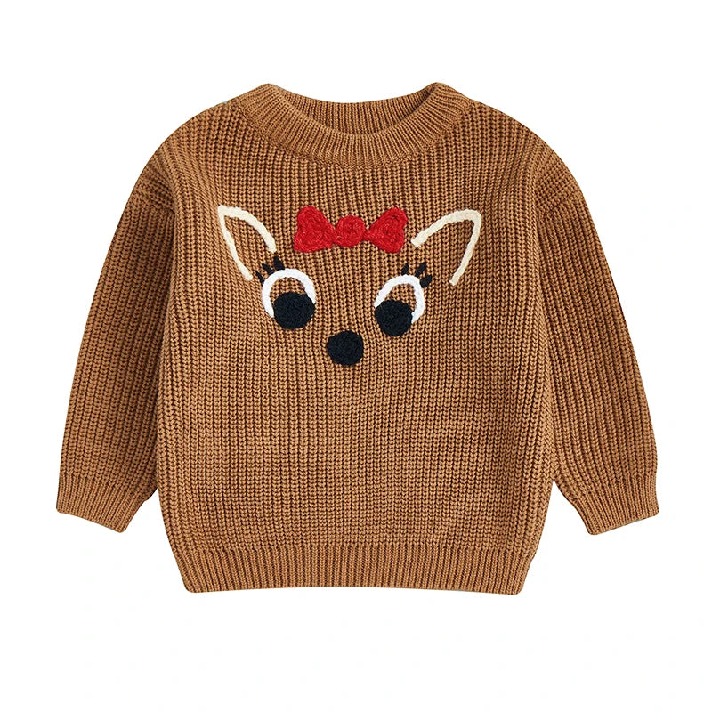 Christmas Sweater Reindeer Pattern
