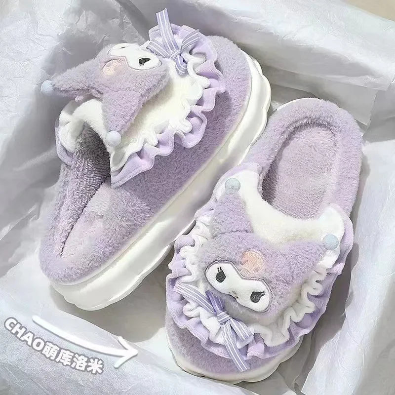 Sanrio  Hello Kitty and Friends Kuromi Cotton Slippers