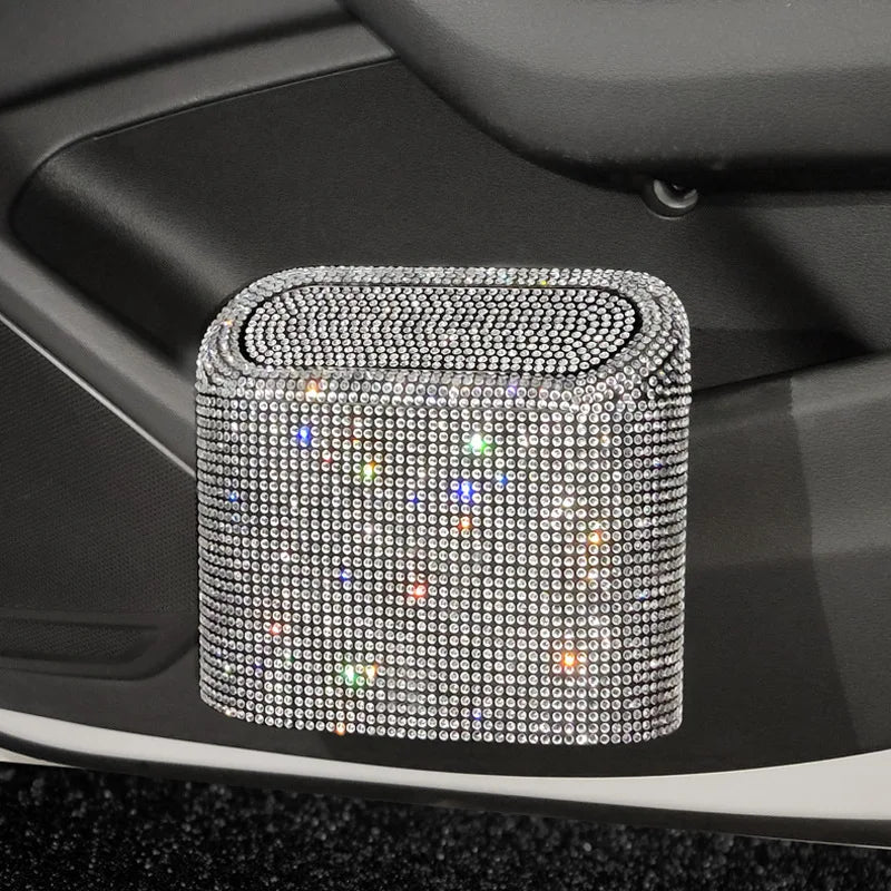 Bling Rhinestone Garbage Grabber or Storage Box