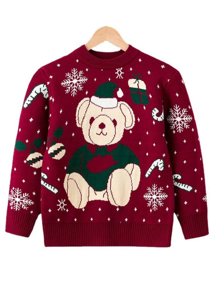Christmas Bear Sweater Knitwear Pullover