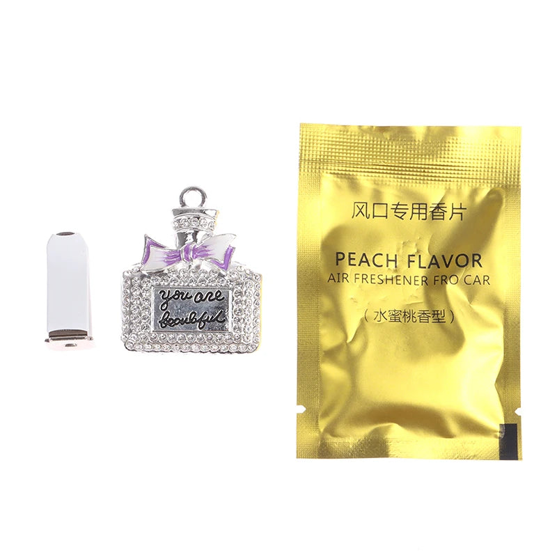 Perfume Clip Bling Car Air Freshner