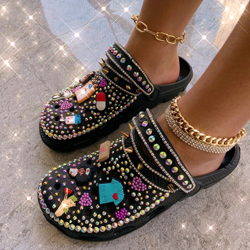 Medical Bling Clogs With Charms