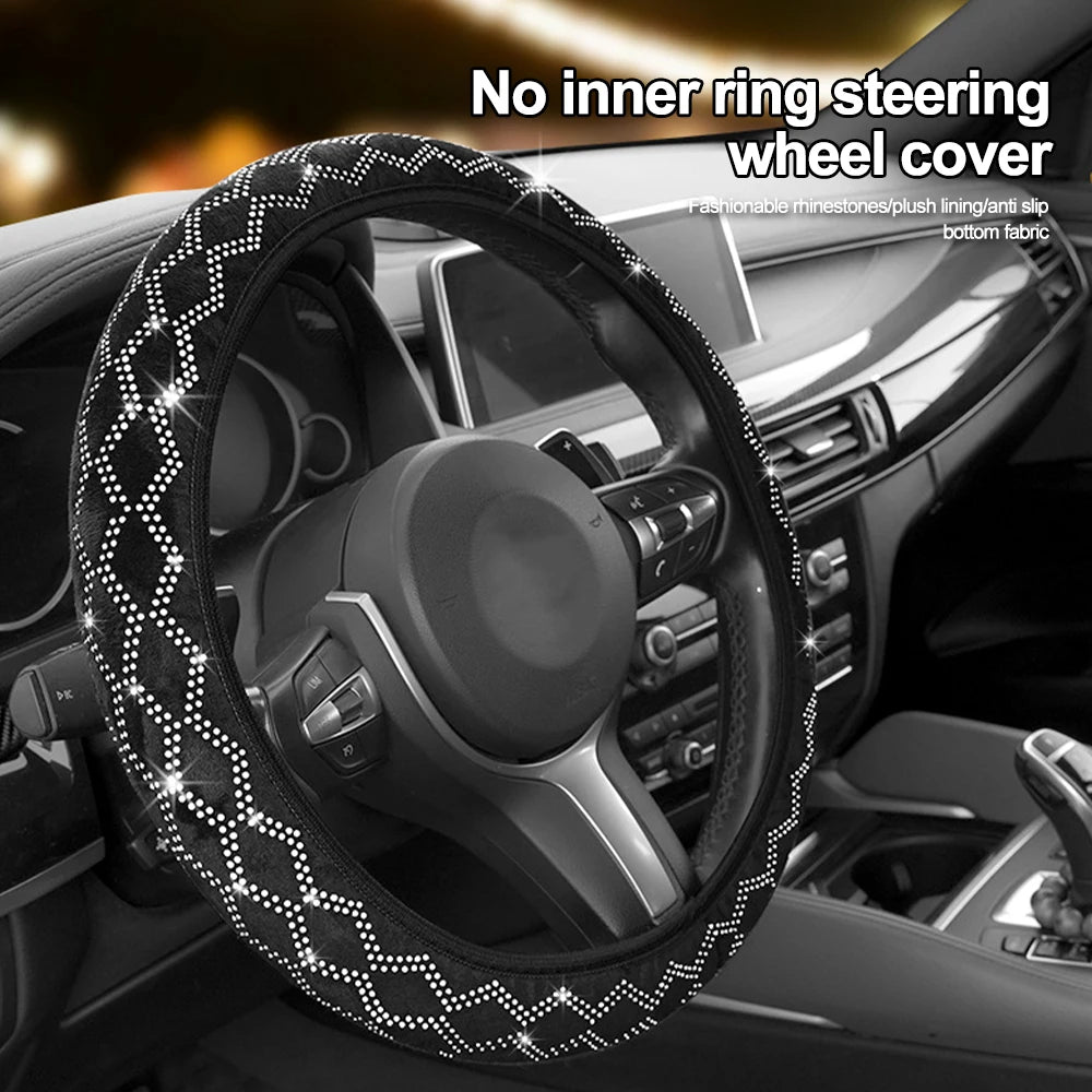 Diamond Rhinestone Steering Wheel Cover