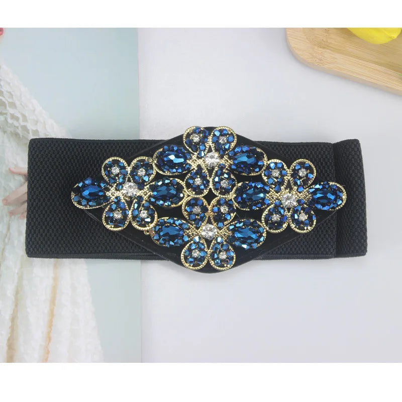 Crystal Plus Size Elastic Belt