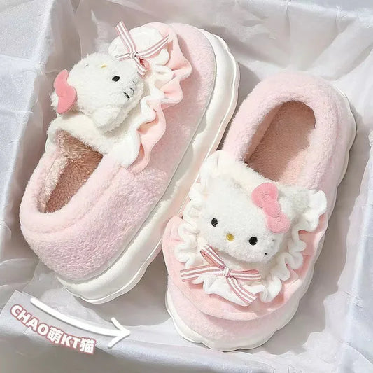 Sanrio  Hello Kitty and Friends Kuromi Cotton Slippers