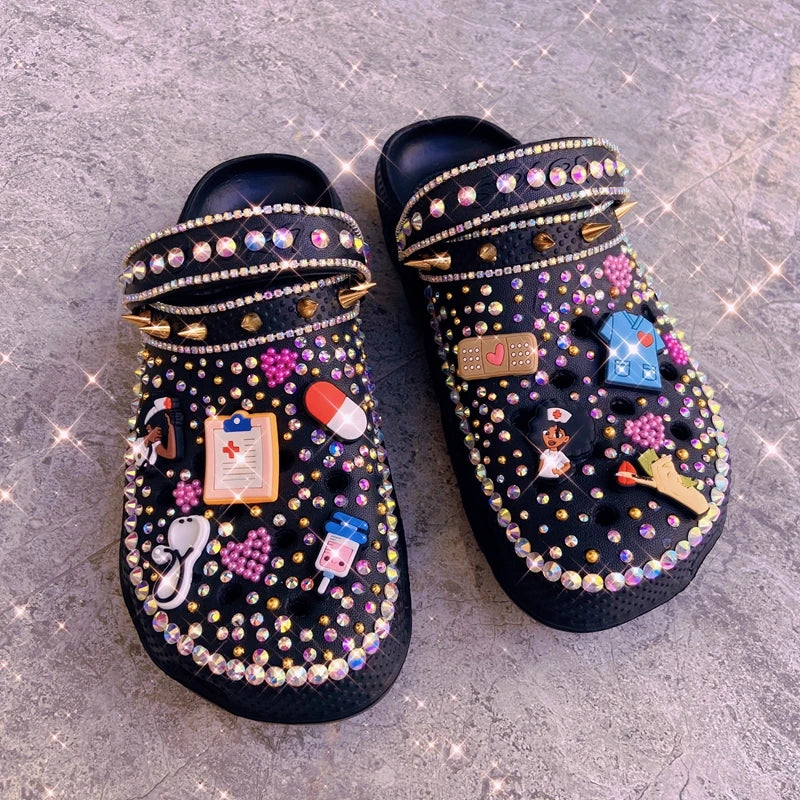 Medical Bling Clogs With Charms