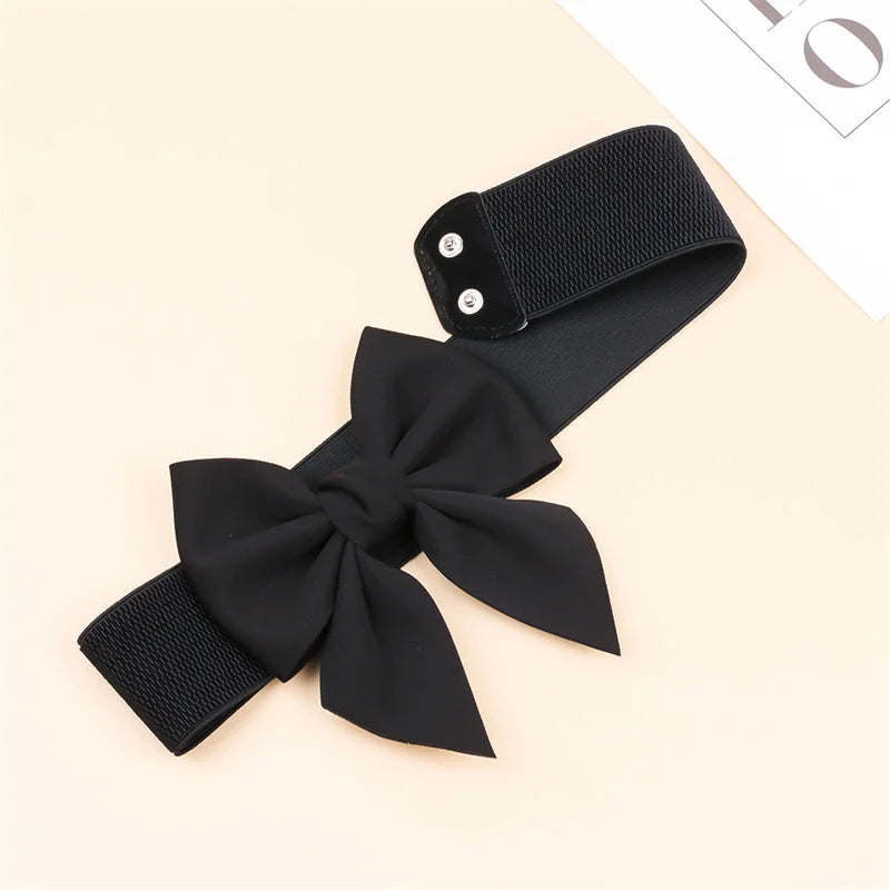 Big Bow Waistband Elastic Belt