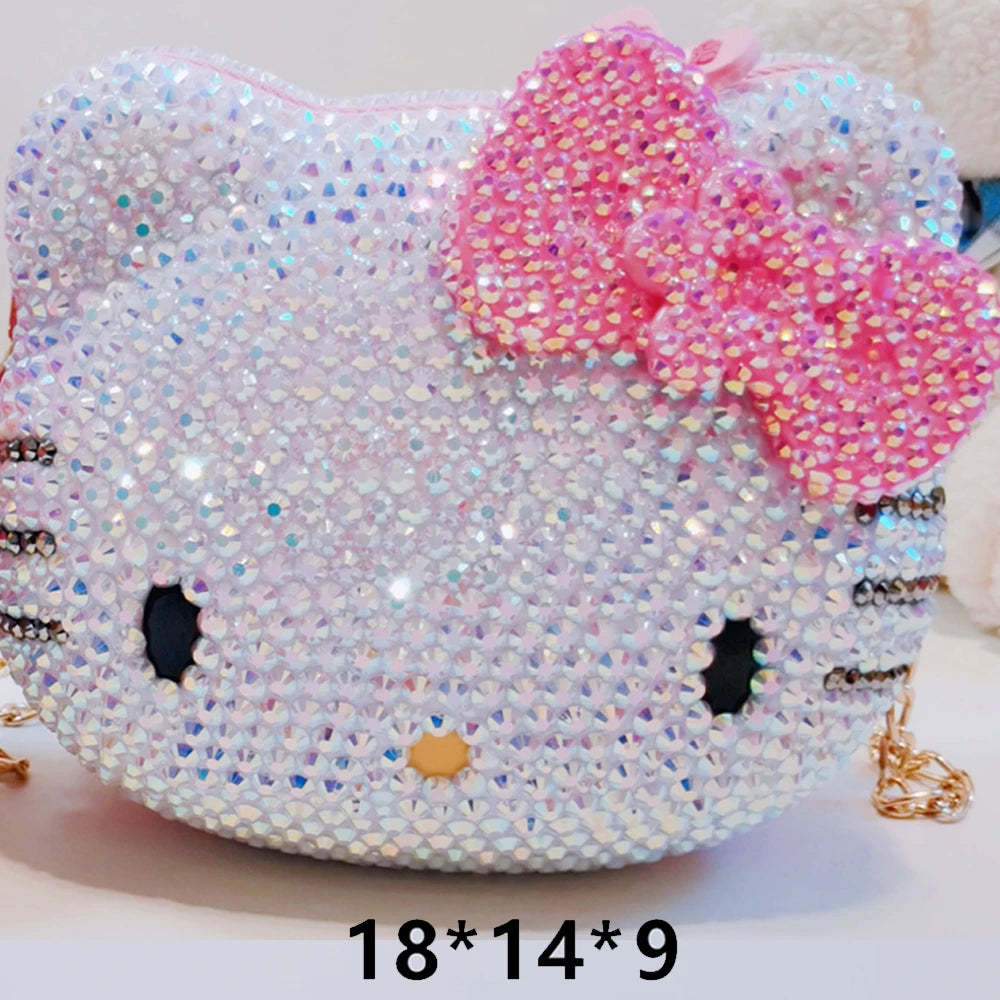 Rhinestones Hello Kitty Bag