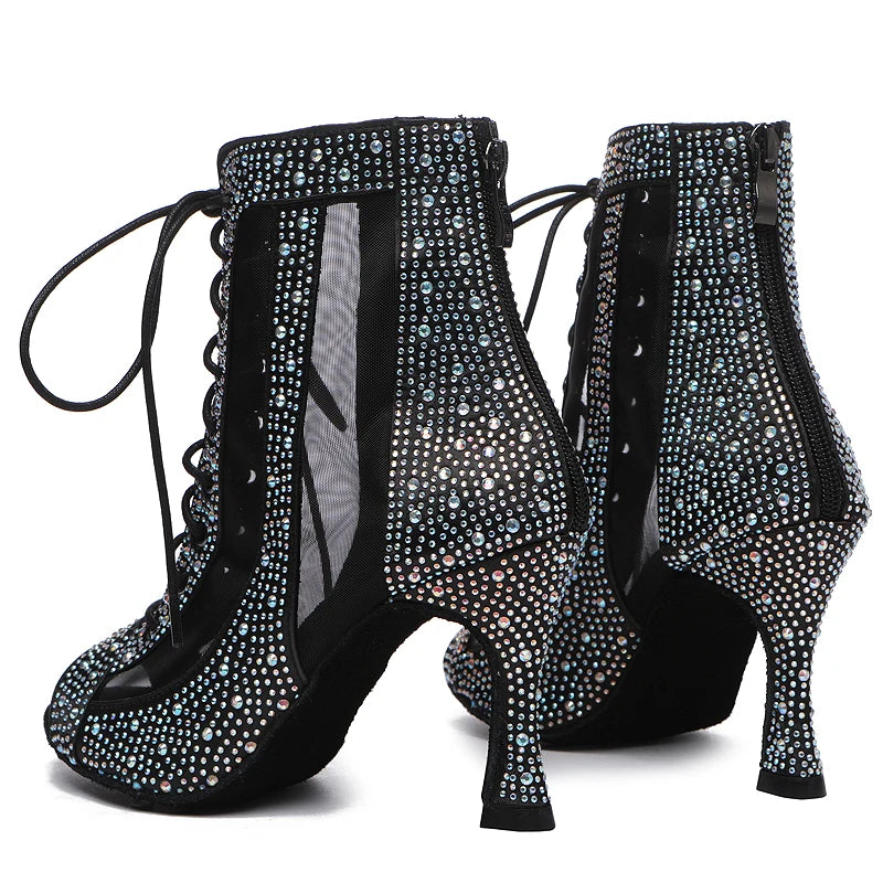 Rhinestone Dance Boot