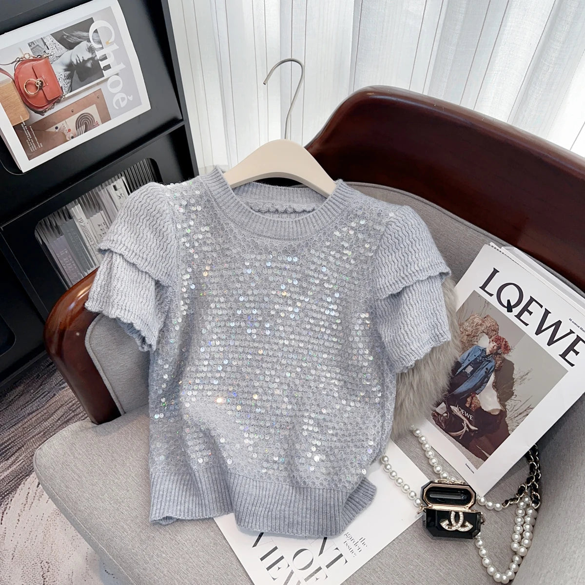 Sequin Pullovers Sweater
