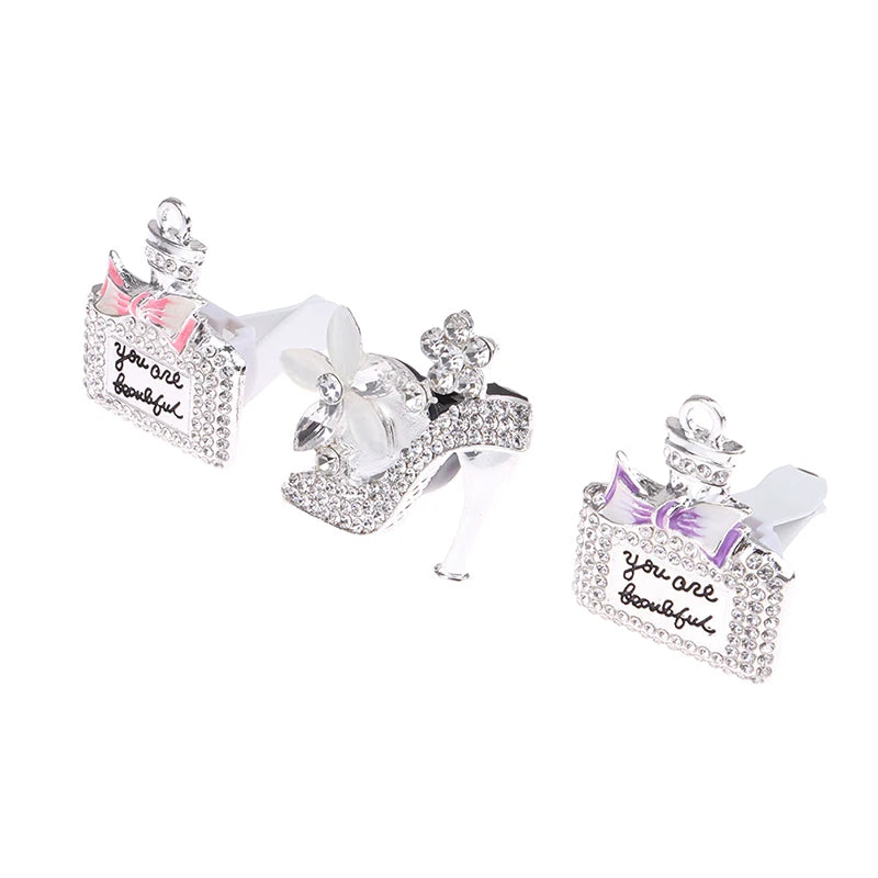 Perfume Clip Bling Car Air Freshner