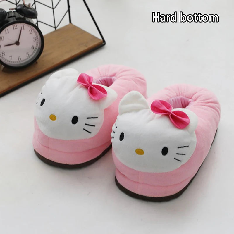 Sanrio Hello Kitty Big Head Plush Slippers