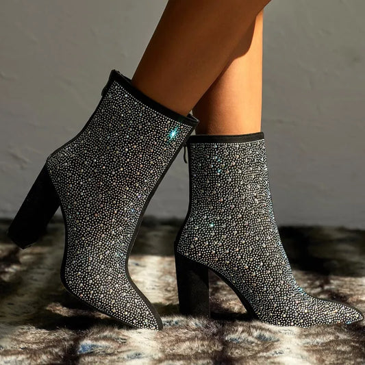 Lightweight  Rhinestone Ankle