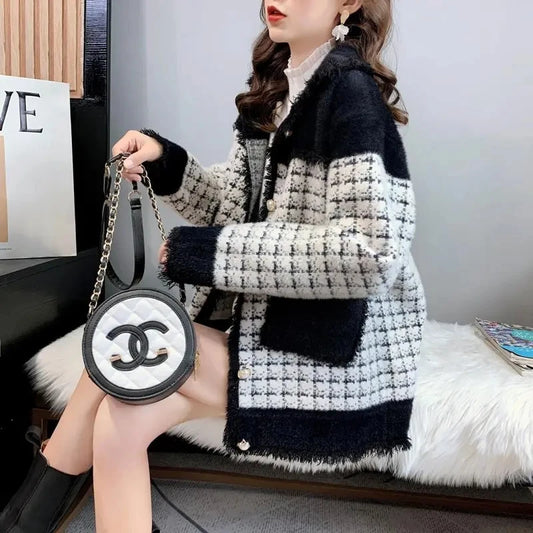 2025 Lamb Coat with Imitation Rabbit Fur Jacket