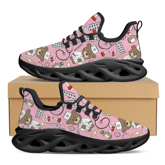 Pink Cartoon Doctor Nurse Shoes