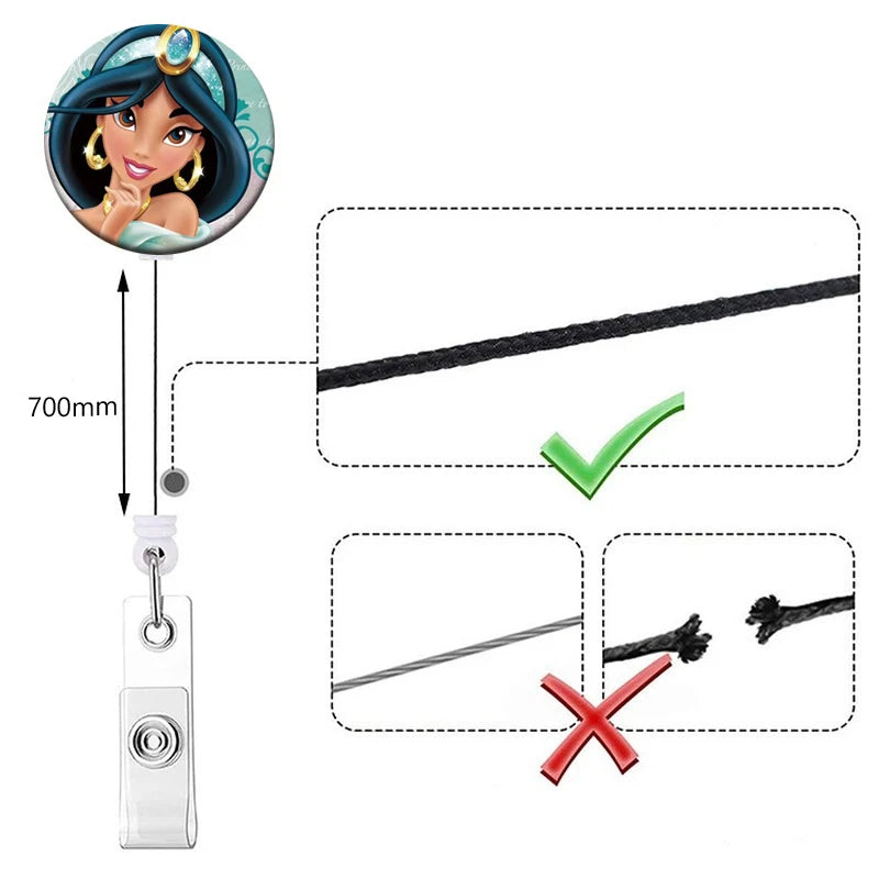 Disney Retractable Clip ID Badge