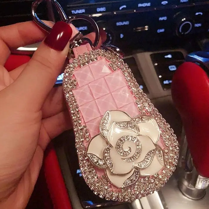 Universal Rhinestone Car Key Bag