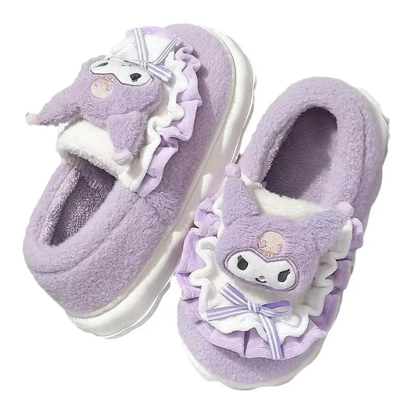 Sanrio  Hello Kitty and Friends Kuromi Cotton Slippers
