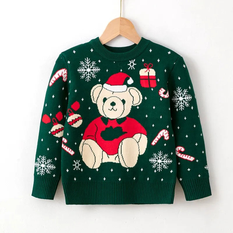 Christmas Bear Sweater Knitwear Pullover