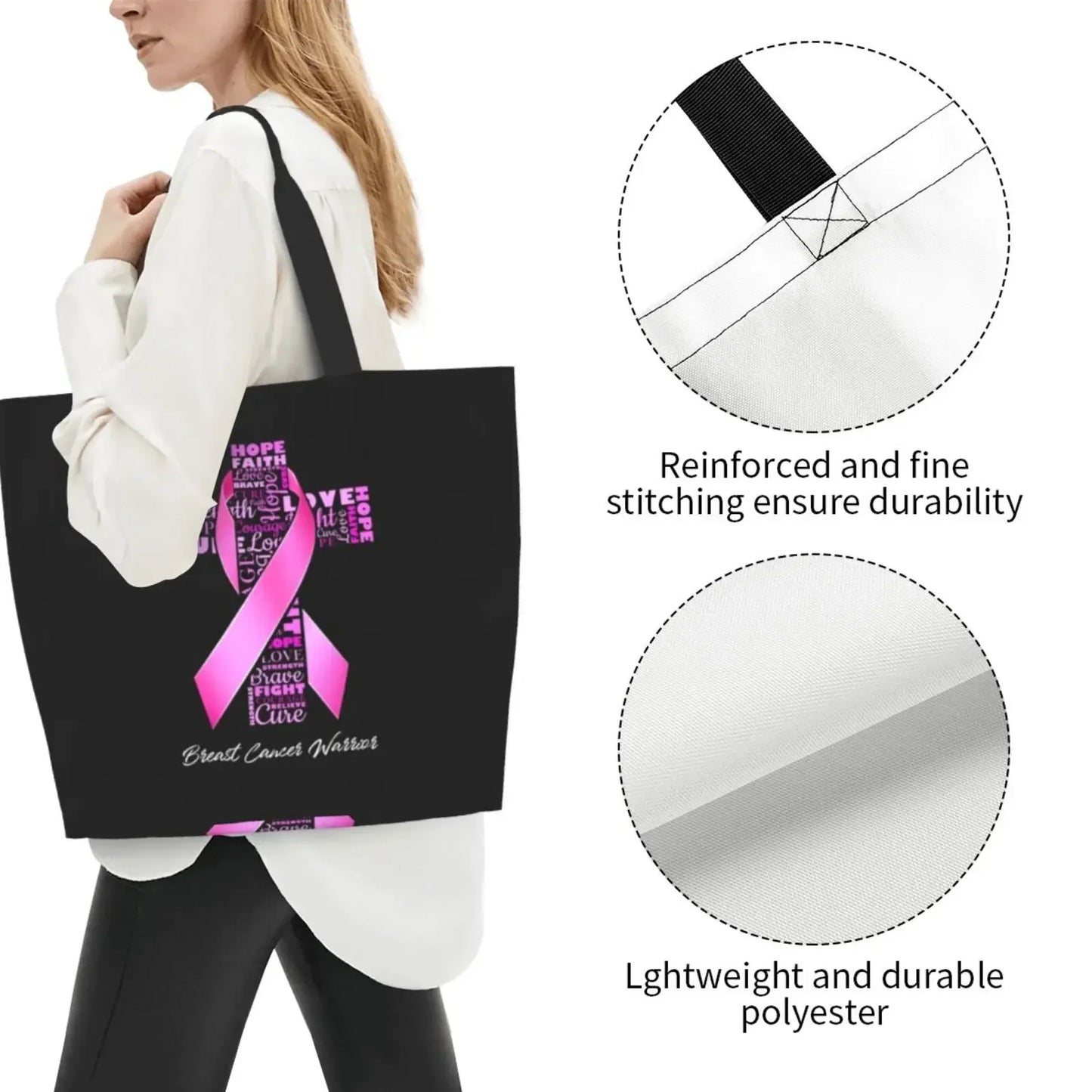 Breast Cancer Survivor Tote Bag