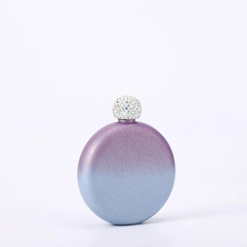 Cute Rhinestone Liquor Flask for Women