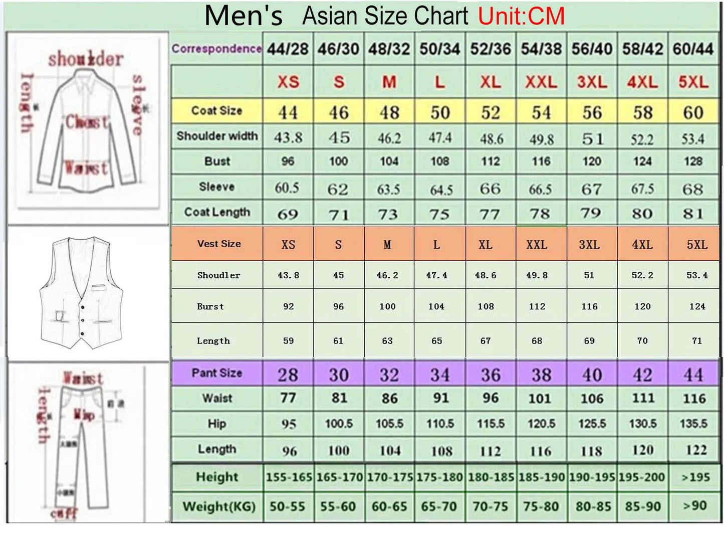 Shiny Diamond Ornament Men Tuxedos Suit