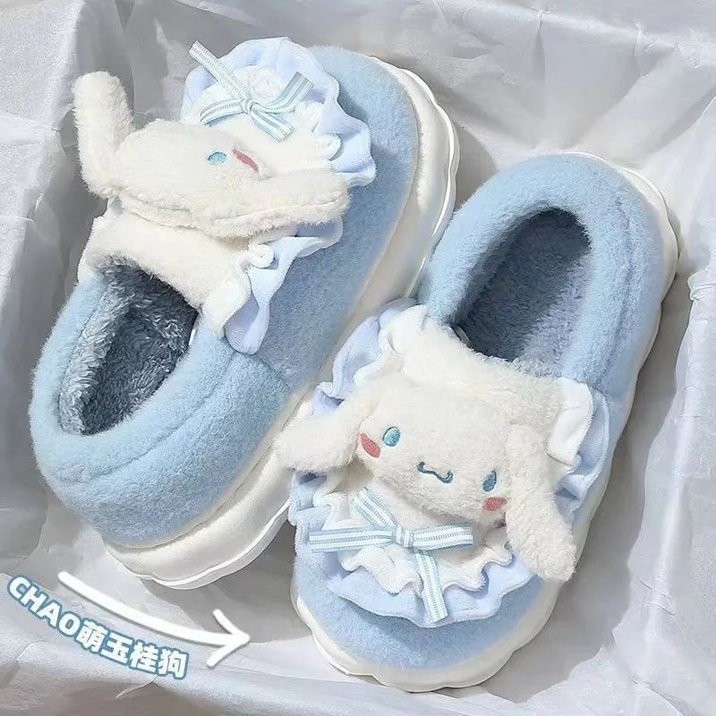 Sanrio  Hello Kitty and Friends Kuromi Cotton Slippers