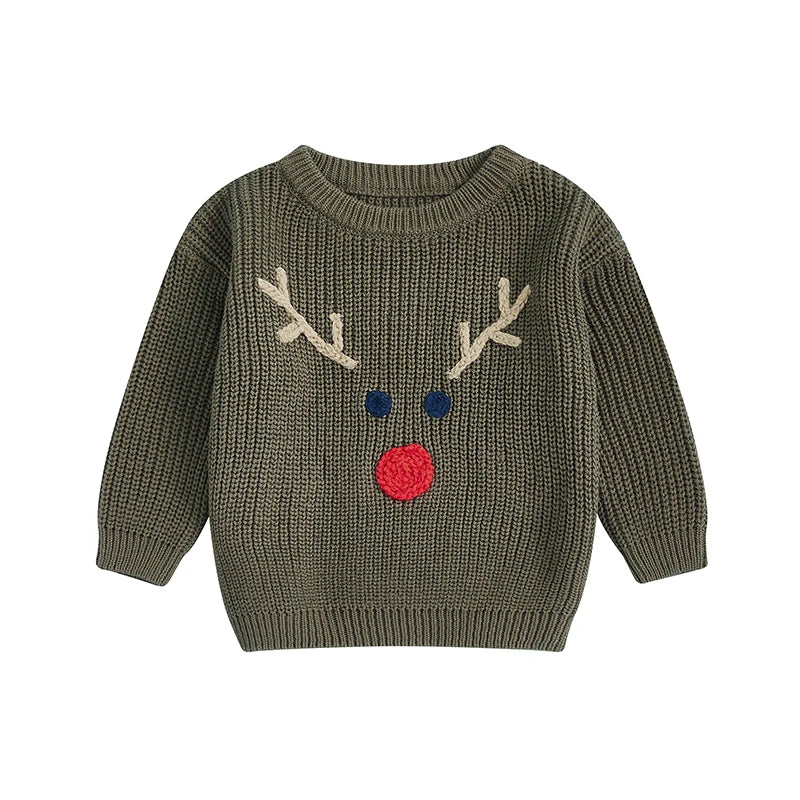 Christmas Sweater Reindeer Pattern