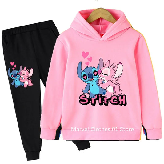 Two Piece Stitch Hoodie Sets