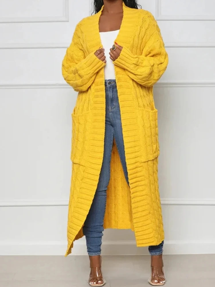 Kintted Cardigan Long Jacket