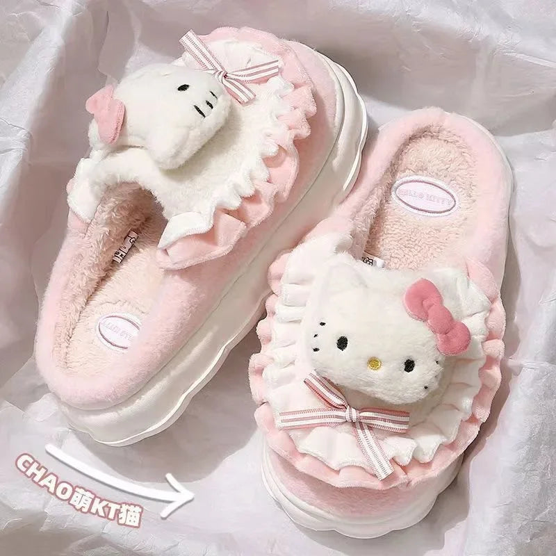 Sanrio  Hello Kitty and Friends Kuromi Cotton Slippers