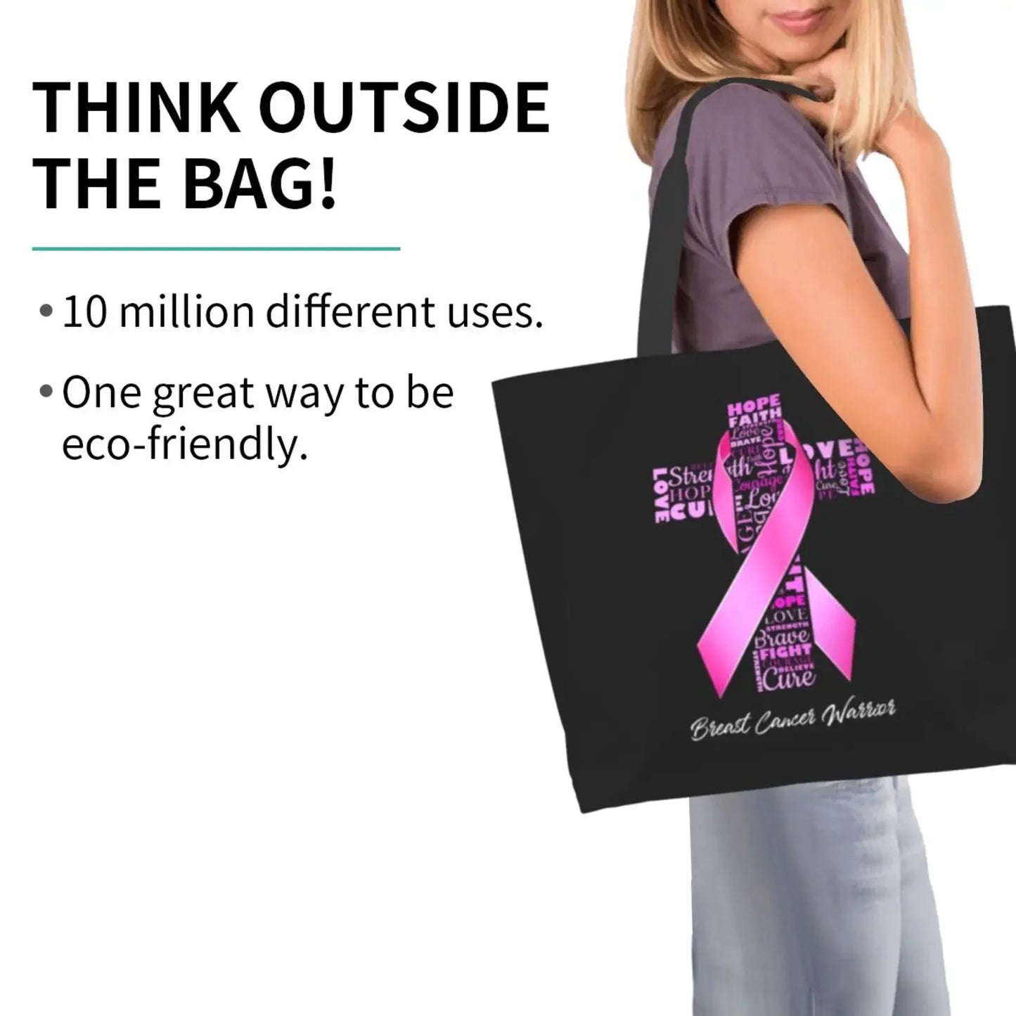 Breast Cancer Survivor Tote Bag