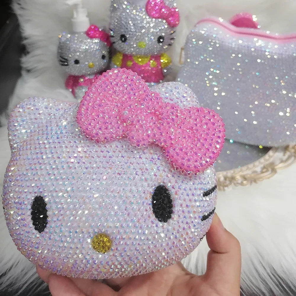 Rhinestones Hello Kitty Bag